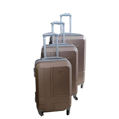 3 in 1 Rubber Suitcase Set | Durable Luggage with 3 Sizes for Travel | Lightweight, Sturdy, and Travel-friendly