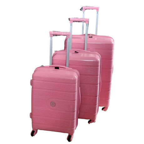 3 in 1 Rubber Suitcase Set | Durable Luggage with 3 Sizes for Travel | Lightweight, Sturdy, and Travel-friendly