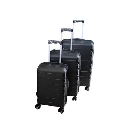 3 in 1 Rubber Suitcase Set | Durable Luggage with 3 Sizes for Travel | Lightweight, Sturdy, and Travel-friendly