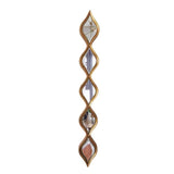 3 in 1 Wavy Decor Mirrors | Elegant Wall Mirrors Available in Gold & Silver