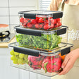 3 pcs Acrylic Food Storage Containers 3000ml, 1400ml and 550ml.