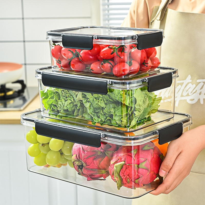 3 pcs Acrylic Food Storage Containers 3000ml, 1400ml and 550ml.