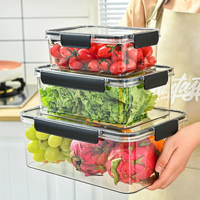 3 pcs Acrylic Food Storage Containers 3000ml, 1400ml and 550ml. storage containers Food Storage Containers