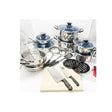 30 Piece Marwa Stainless Steel Cookware Set | Durable and Versatile Cookware for All Your Culinary Needs