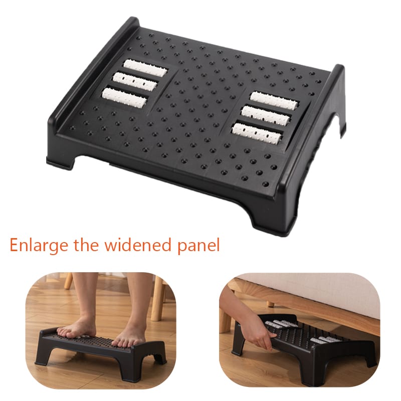 Ergonomic Non-Skid Foot Rest and Toilet Stool for Rest and Pain Relief