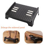 Ergonomic Non-Skid Foot Rest and Toilet Stool for Rest and Pain Relief