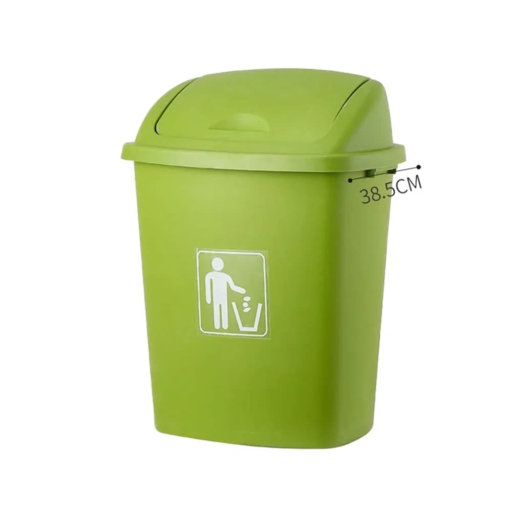 30L Swing Lid Dustbin – Large Capacity Waste Bin with Easy Swing Cover