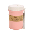 350ml Wheat Straw Soup Cup with Spoon – Leak-Proof and Eco-Friendly Thermoses