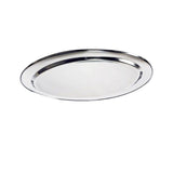 36 pcs 45 cm Stainless Steel Oval Plates (Light) Set