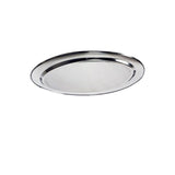36 pcs 45 cm Stainless Steel Oval Plates (Light) Set