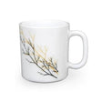 36 pcs Set 320 ml Mugs | Golden Fall Design | Rich and Elegant