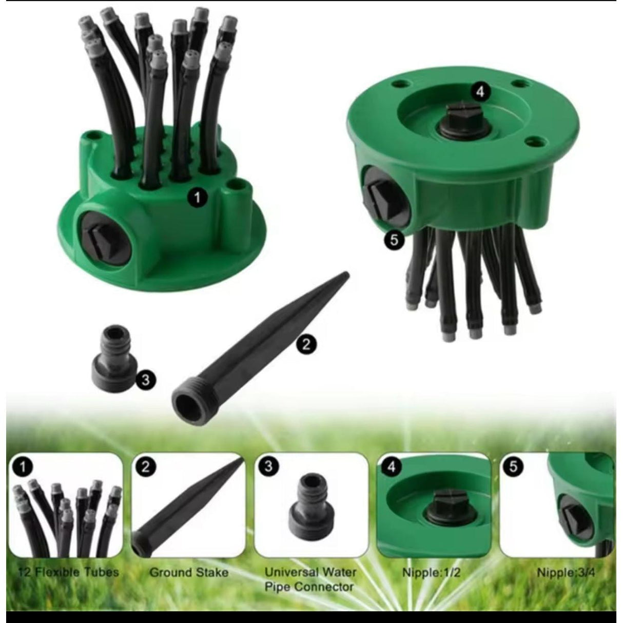 360 Degrees Automatic Garden Sprinkler