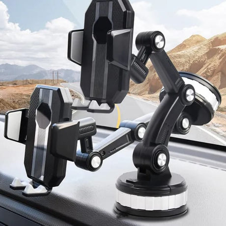 360° Rotatable Car Phone Holder Shockproof & Fixed Mobile Stand