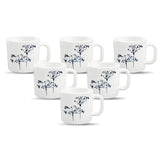 36pcs 29 cl Mugs | Aqua Spray | Refreshing and Vibrant | Porcelain