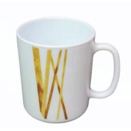 36pcs 32 cl Mugs | Golden Shades | Stylish and Elegant | Porcelain