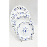 36pcs 7.5" Classique Side Plates| Royal Blossom Design, Elegant Porcelain Side Plates for Dining