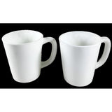 36pcs Set 29cl White Plain Mugs | Elegant 290ml Porcelain Mugs for Coffee, Tea, and Hot Beverages