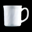 36pcs Set 29cl White Plain Mugs | Elegant 290ml Porcelain Mugs for Coffee, Tea, and Hot Beverages