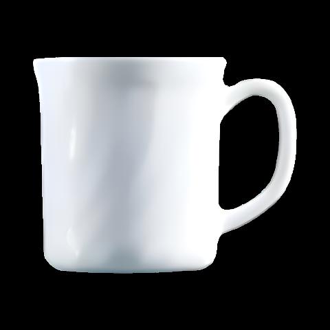 36pcs Set 29cl White Plain Mugs | Elegant 290ml Porcelain Mugs for Coffee, Tea, and Hot Beverages