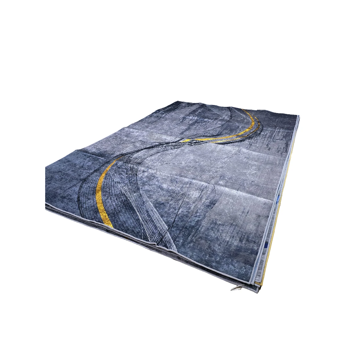 3D Carpet with Rubber Bottom Non-Slip Design 7x10 Feet General Home - Decor Flooring & Carpet