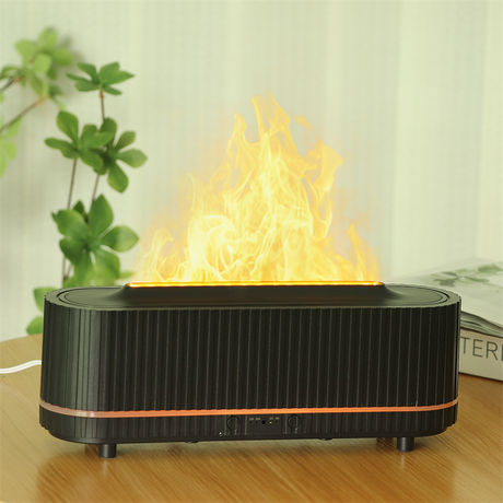 3D Flame Humidifier Diffuser with Remote 200ml Aromatherapy Unit