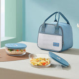 3PCS Set Insulated Lunch Bag & 2 Glass Microwave Safe Snack Boxes Kids essential Lunch Bags