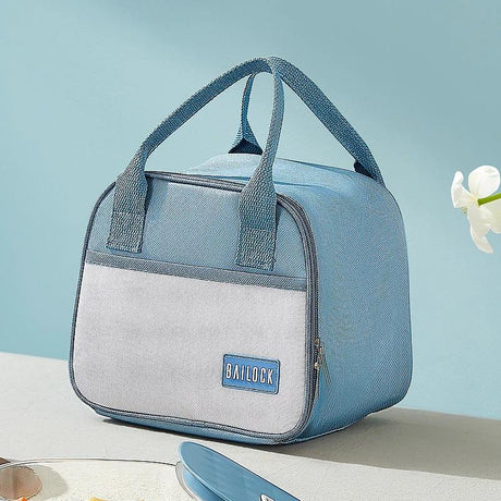 3PCS Set Insulated Lunch Bag & 2 Glass Microwave Safe Snack Boxes Kids essential Lunch Bags