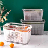3.5L Refrigerator Freshness Storage Box / Drain Basket Storage Containers Food Storage Accessories