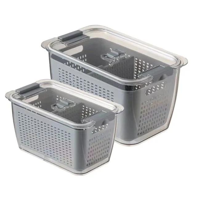 3.5L Refrigerator Freshness Storage Box / Drain Basket Storage Containers Food Storage Accessories