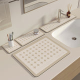 3in1 AntiSplash Sink Diatom Drying Mat Set Protects Sink & Keeps Surfaces Dry