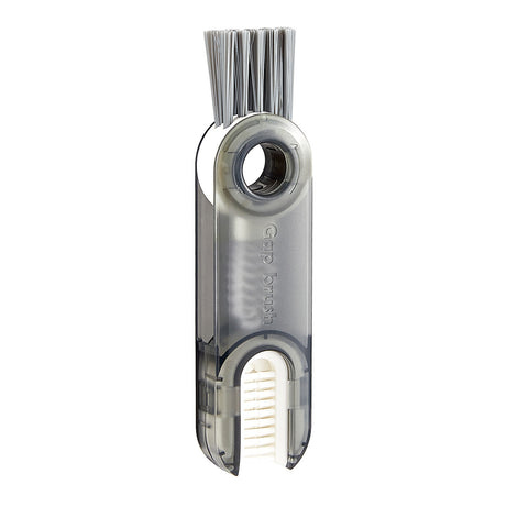 3in1 Bottle, Tumbler, and Crevice Cleaning Brush Nylon, Silicone, Stainless Steel Efficient MultiSurface Cleaning Tool