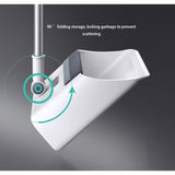 3in1 Broom and Dustpan Set with 360° Rotating Magic Broom Folding & Long Handle Design