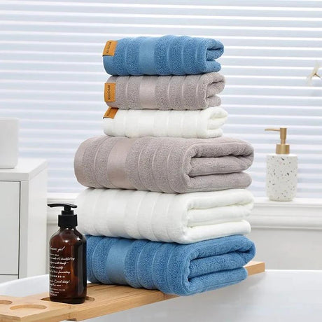 3pcs Bath Towel Set Soft Absorbent and Quick Dry Towels for Home Bathroom Towels Bath Towels & Washcloths