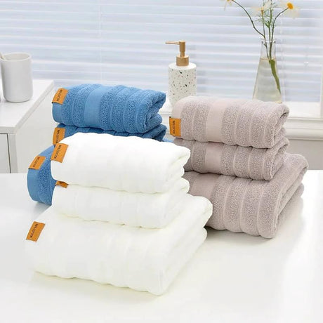 3pcs Bath Towel Set Soft Absorbent and Quick Dry Towels for Home Bathroom Towels Bath Towels & Washcloths