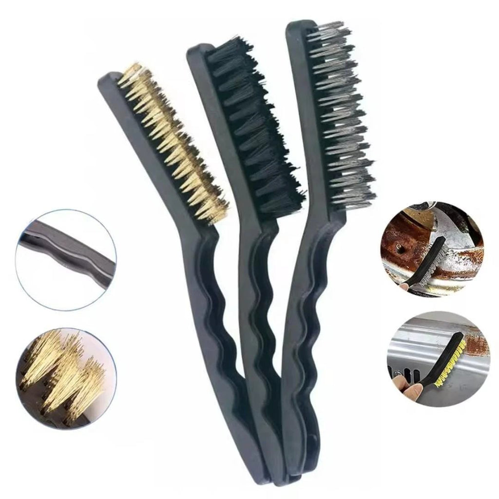 3pcs Copper Cooker Cleaning Brushes Heavy-Duty Kitchen Scrubbers for Stubborn Stains Brush Scrub Brushes