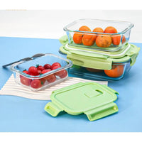 3pcs High Quality Borosilicate Food Containers Food containers Food Storage Containers