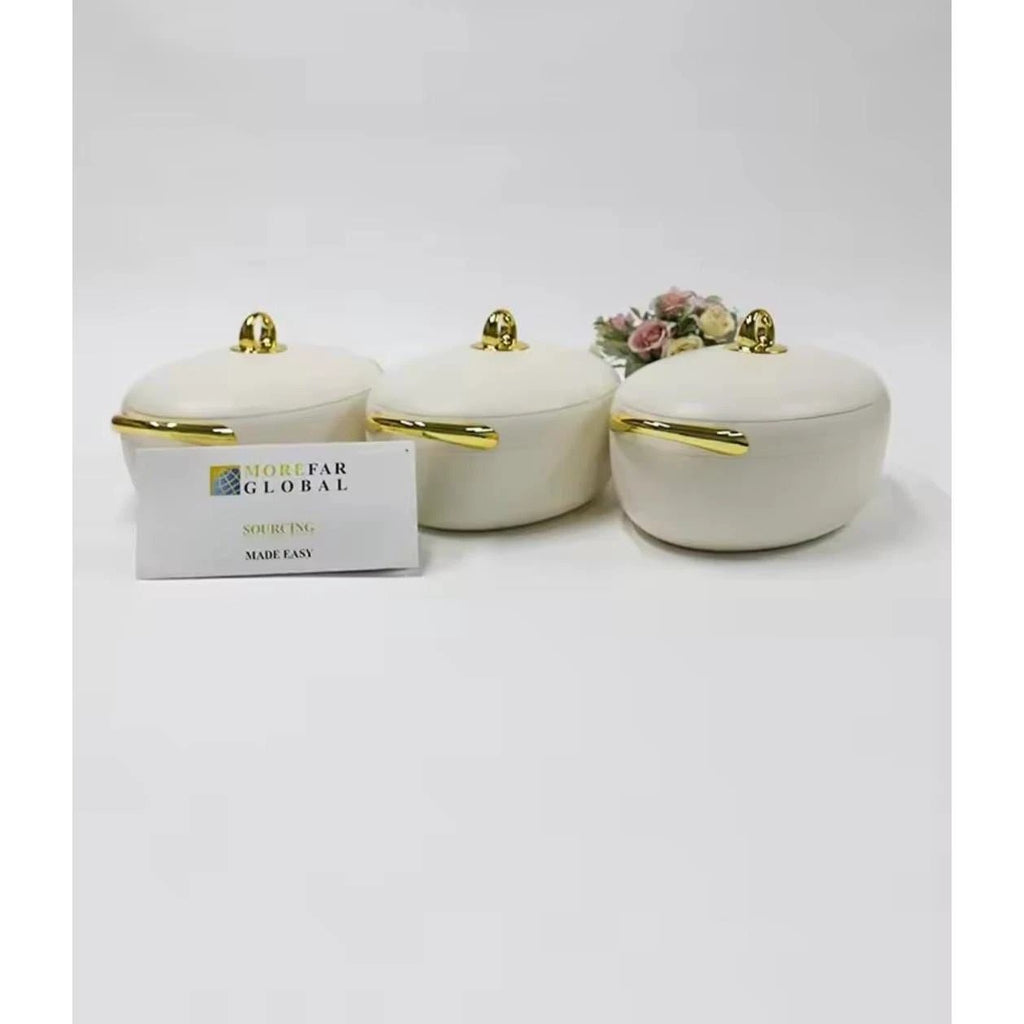 3pcs Insulated Casserole Hot Pot Set kitchen and dinning Serving Pitchers & Carafes
