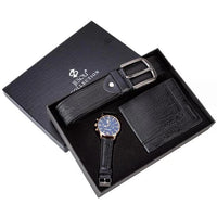 3pcs Jesou Men Gift Set Watch, Belt, and Wallet Combo. Handbags, Wallets & Cases