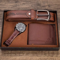 3pcs Jesou Men Gift Set Watch, Belt, and Wallet Combo. Handbags, Wallets & Cases