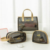 3pcs Makeup Organizer Storage Pouch Toiletry Wash Bag Set for Travel Organizer Toiletry Bags