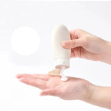 3pcs Nordic Style Women Hose Dispensing Bottle Portable Travel Shampoo Shower Gel & Lotion Dispenser Combo Kit PE PP Material Bathroom Accessories Skin Care Tools
