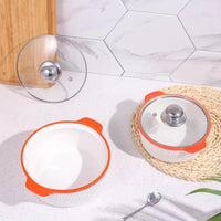 3-Piece Soup Pot Set – Durable Multi-Size Cooking Pots with Lids dishes in cookware Casserole Dishes