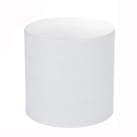 4 Layer 360 Degrees Rotating Jewelry Organizer | Stylish Accessory Storage Solution | Available in White, Pink, and Black