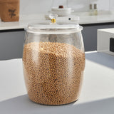 4 Liter Airtight Plastic Storage Containers with Locking Lid Secure & Durable Food Storage