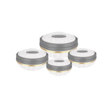 4 Piece Kingston Hotpots Set (1500ml, 1800ml, 3000ml, 3600ml) | White, Grey, Ivory