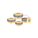 4 Piece Kingston Hotpots Set (1500ml, 1800ml, 3000ml, 3600ml) | White, Grey, Ivory