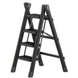 4-Step Foldable Ladder with 330kg Load Capacity and Compact Storage Design