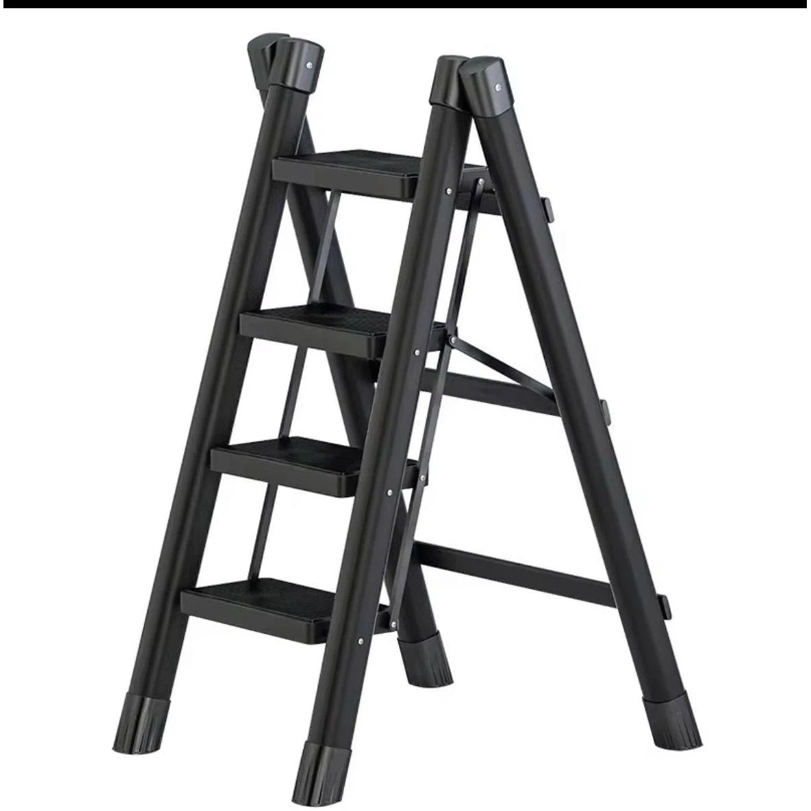 4 Steps Portable Folding Ladder with Strong Load Bearing Capacity Ladder Step Ladders