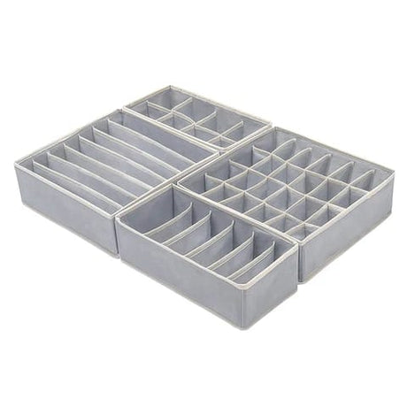 4-in-1 Foldable Undergarment Drawer Organizer Set