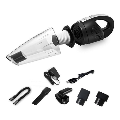 4 in 1 Portable Wet & Dry Rechargeable Wireless Vacuum Cleaner 120W Car & Home Use